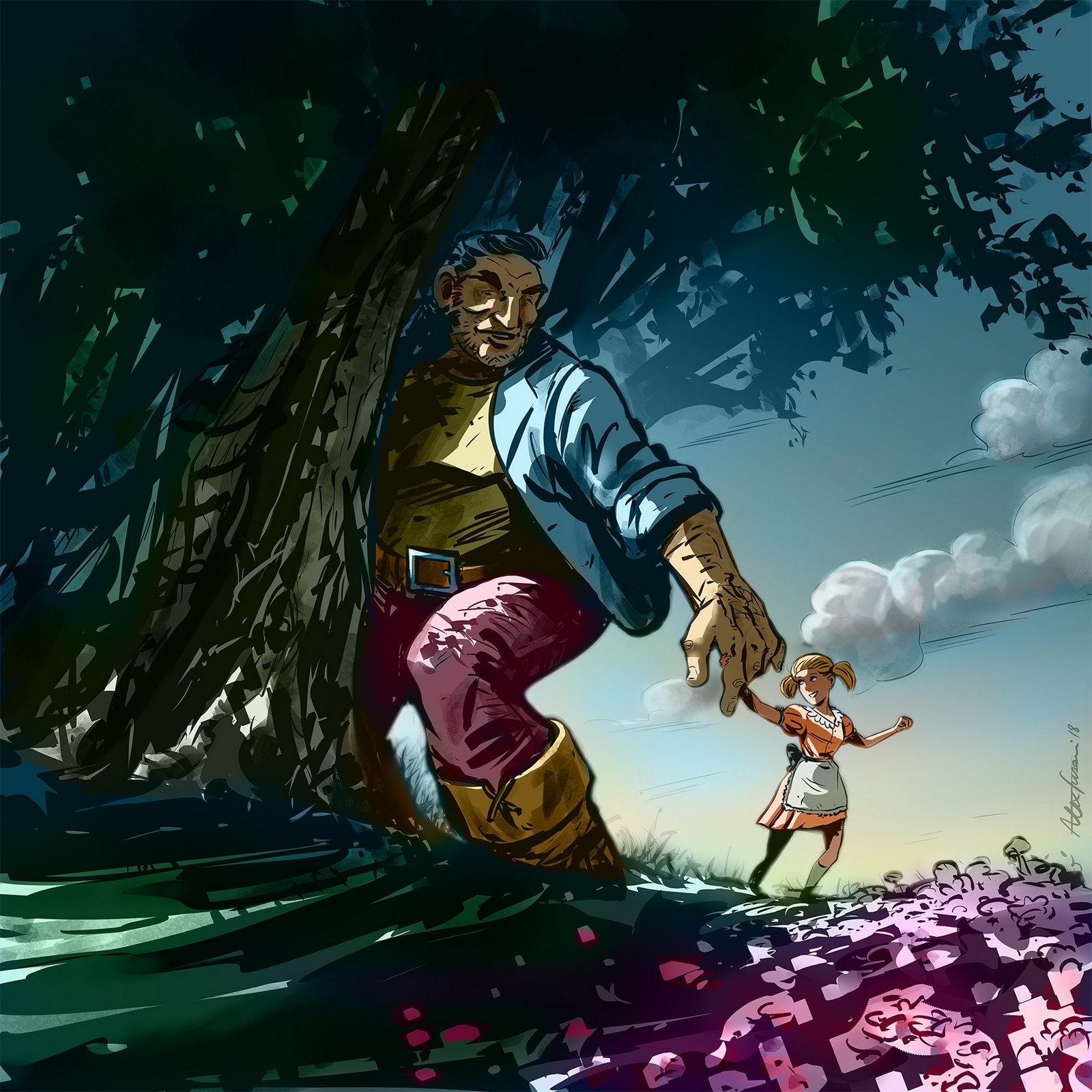 The Giant and the Girl